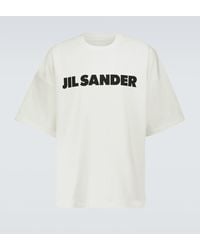 Jil Sander - Logo Short-Sleeved Cotton T-Shirt - Lyst