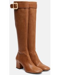 Miu Miu - Leather Knee-High Boots - Lyst