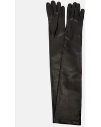 Nour Hammour - Leather Gloves - Lyst