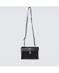 Prada - Messenger Bag aus Nylon und Leder - Lyst