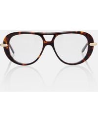 Loewe - Slim Aviator Glasses - Lyst