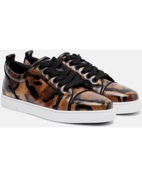 Christian Louboutin - Fun Louise Junior Leather Sneakers - Lyst