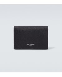 Saint Laurent - Paris Leather Card Case - Lyst