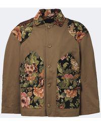 Simone Rocha - Floral Patchwork Cotton Jacket - Lyst