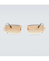 Cartier - Signature C De Cartier Rectangular Sunglasses - Lyst