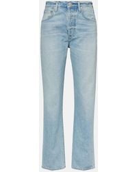Citizens of Humanity - High-Rise Straight Jeans Baretta - Lyst