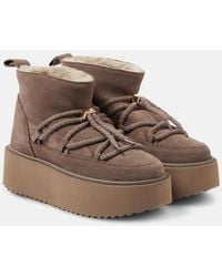 Inuikii - Classic Suede Platform Snow Boots - Lyst