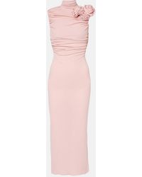 Magda Butrym - Midi Dress With Ruffles - Lyst