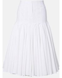 Jacquemus - Agave Cotton Poplin Midi Skirt - Lyst