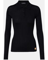 Dolce & Gabbana - Cashmere Polo Sweater - Lyst