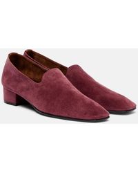 Herbert Levine - Soft Touch Suede Loafers - Lyst