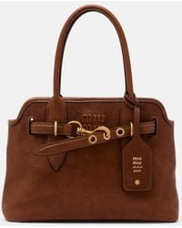 Miu Miu - Aventure Small Leather Shoulder Bag - Lyst