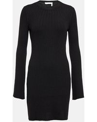 Chloé - Ribbed-knit Wool And Cashmere Dress - Lyst