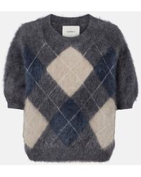 Lisa Yang - Juniper Argyle Cashmere Sweater - Lyst