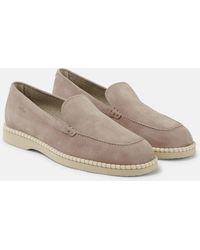 Hogan - H642 Suede Loafers - Lyst