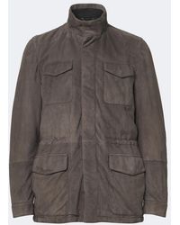 Thom Sweeney - Suede Field Jacket - Lyst