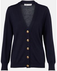 Blazé Milano - Wool, Silk, And Cashmere Cardigan - Lyst
