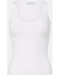 Max Mara - Ribbed-Knit Tank Top - Lyst