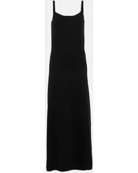 TOTEME - Scarf-Detail Cashmere Maxi Dress - Lyst