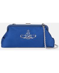 Vivienne Westwood - Bestickte Clutch Dorothy Aus Satin - Lyst