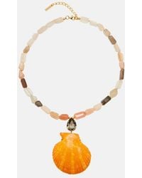 Jennifer Behr - Syrena Embellished Pendant Necklace - Lyst