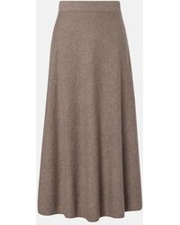 Lisa Yang - Torie Cashmere Midi Skirt - Lyst