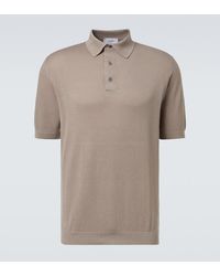 Lardini - Cotton Pique Polo Shirt - Lyst