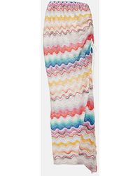 Missoni - Zig Zag Ruched Beach Cover-up - Lyst
