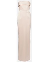 The New Arrivals Ilkyaz Ozel - Robe Rhea Aus Satin - Lyst