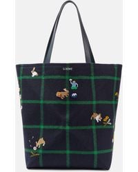 Loewe - Bunny Xl Puzzle Fold Canvas Tote Bag - Lyst