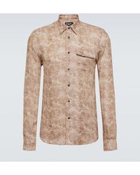 Kiton - Buba Floral Linen Shirt - Lyst