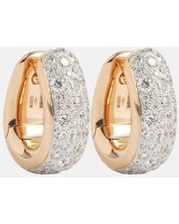 Pomellato - Iconica Bold 18kt Rose Gold Earrings With Diamonds - Lyst