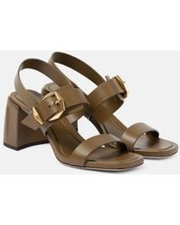 Jimmy Choo - Hawke 70 Leather Sandals - Lyst