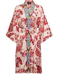 Tessabit Donna Abbigliamento Abbigliamento per la notte Accappatoi e vestaglie Vestaglia Midi Silk 