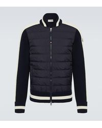 Moncler - Down-paneled Cotton Jacket - Lyst