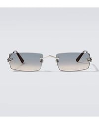 Cartier - Panthere De Cartier Rectangular Sunglasses - Lyst