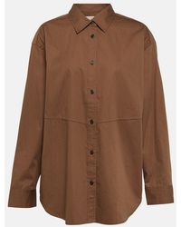 Co. - Camisa De Algodon Y Seda Oversized - Lyst