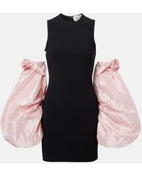 Coperni - Floral-Applique Minidress - Lyst