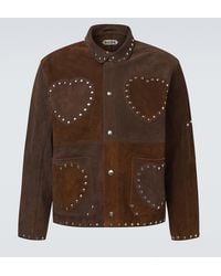 Bode - Studded Suede Jacket - Lyst