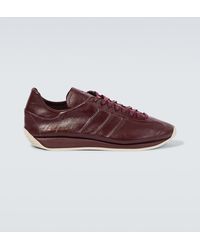 Y-3 - Country Leather Sneakers - Lyst