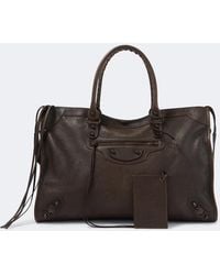 Balenciaga - Le City Large Leather Tote Bag - Lyst