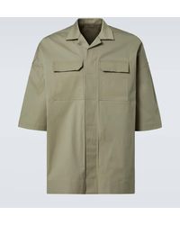 Rick Owens - Magnum Tommy Cotton-Blend Poplin Shirt - Lyst