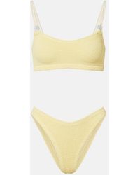 Hunza G - Cassie Beaded Bikini - Lyst