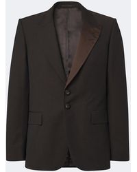 Wales Bonner - Atto Satin-Trimmed Virgin Wool Blazer - Lyst