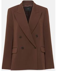 JOSEPH - Jaden Double-Breasted Cady Blazer - Lyst