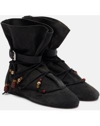 Isabel Marant - Letiz Suede Ankle Boots - Lyst