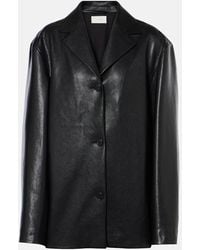 The Row - Fabian Leather Jacket - Lyst