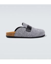 JW Anderson - Leather-Trimmed Slippers - Lyst