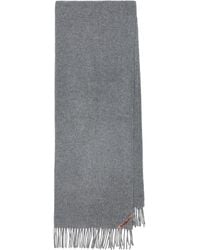 Acne Studios Canada New Wool Scarf - Grey