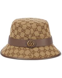 Gucci Sombrero de pescador GG de lona - Neutro